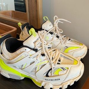 Balenciaga faded track sneakers